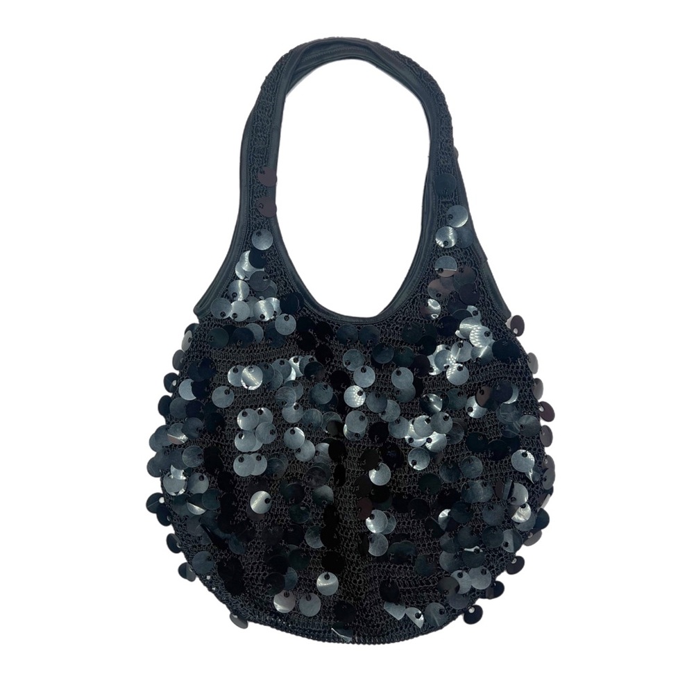 (SOLD) Black sequin mini bag
